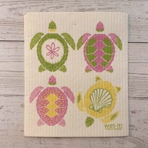 Wet-it! Swedish Sponge Cloth Sea Turtle Beach Shell